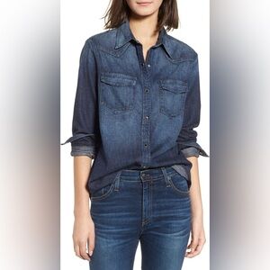 Adriano Goldschmied Deanna Denim Shirt Medium
